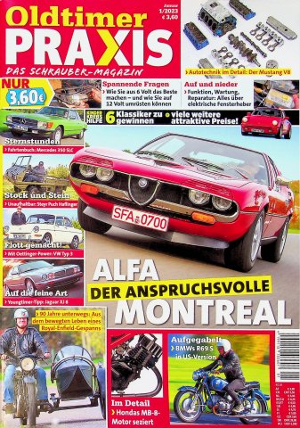 Deckblatt Oldtimer Praxis (01/2023)